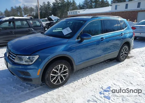 2019 Volkswagen Tiguan Se/Sel/Sel R-Line Jet-Black/Sel R-Line z USA, uszkodzony, nr VIN 3VV2B7AX2KM163421